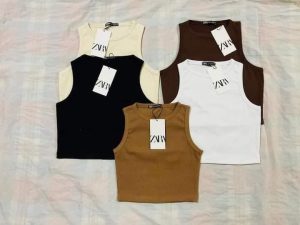 womens girls 2x2 rib tops