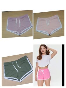 girls swim short set