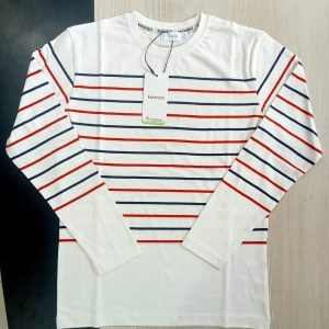 yarn dyed long sleeve 
t-shirt